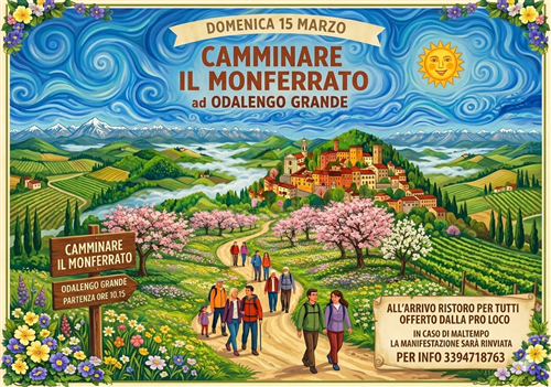 Camminare il Monferrato ad Odalengo Grande 2026