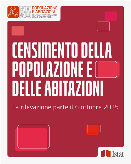 Censimento permanente della Popolazione e delle abitazioni 2025.